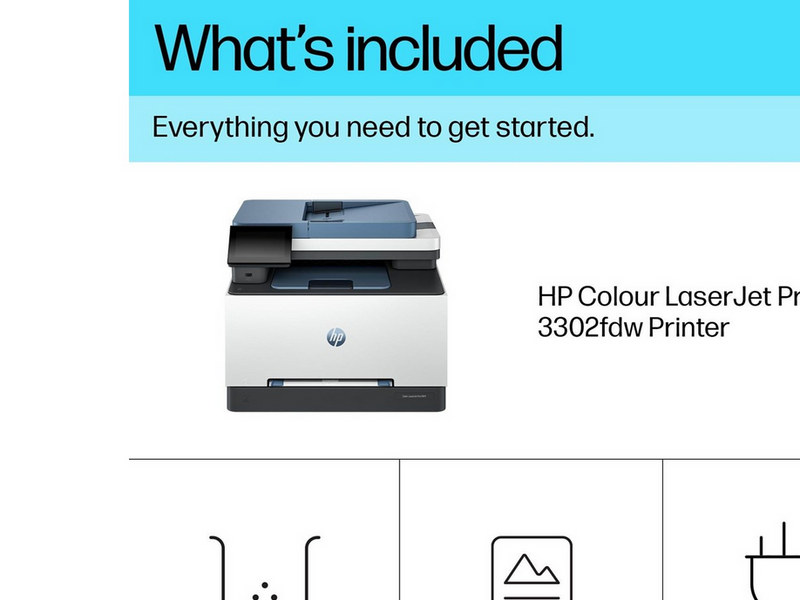 HP Color LaserJet Pro MFP 3302fdw Multifunktion - Farbe - Laser