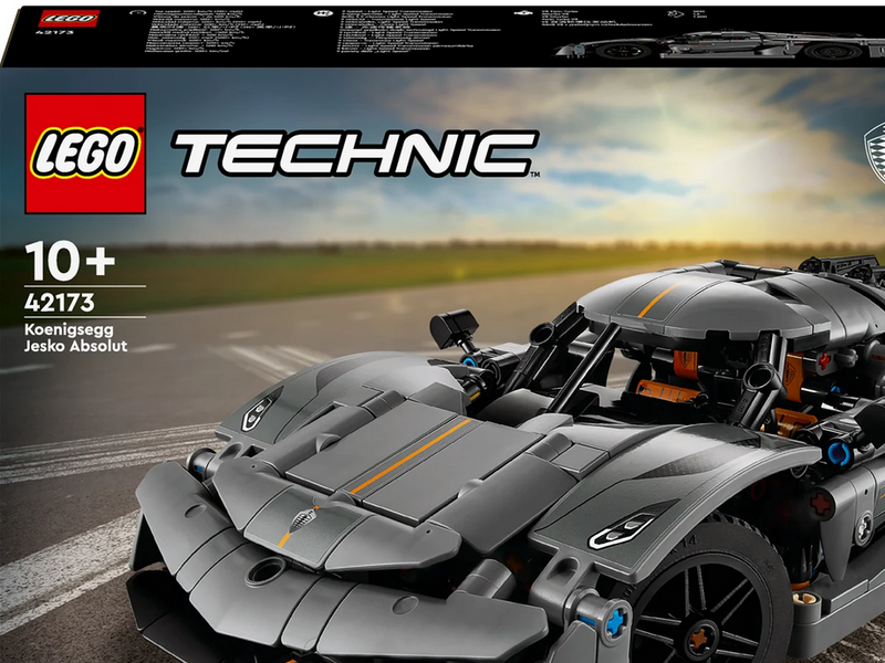 LEGO Technic 42173 Koenigsegg Jesko Absolut Supersportwagen in Grau