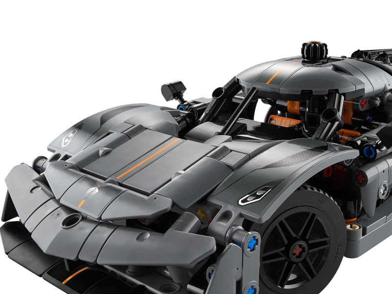 LEGO Technic 42173 Koenigsegg Jesko Absolut Supersportwagen in Grau