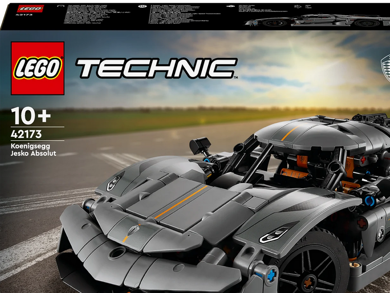 LEGO Technic 42173 Koenigsegg Jesko Absolut Supersportwagen in Grau