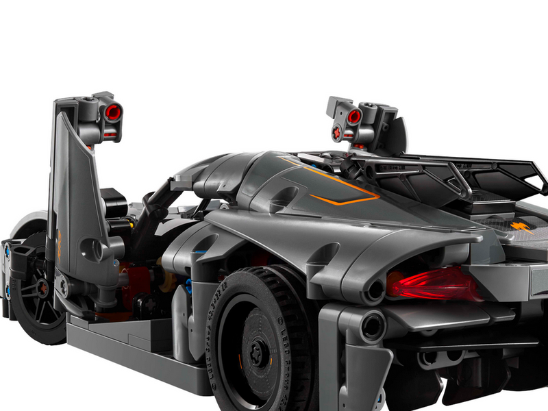LEGO Technic 42173 Koenigsegg Jesko Absolut Supersportwagen in Grau