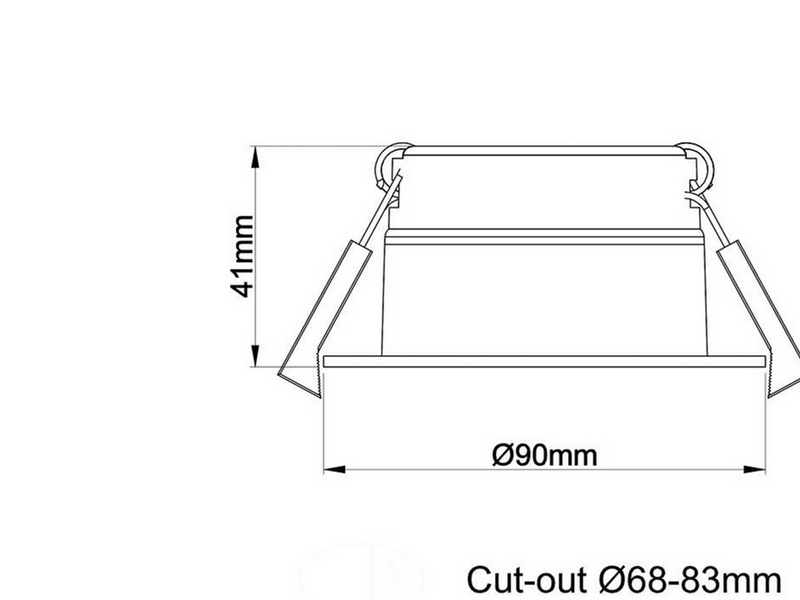 HiluX D8 Tilt360 - Full Spectrum LED Recessed spot - Ra97 - 2700K - White