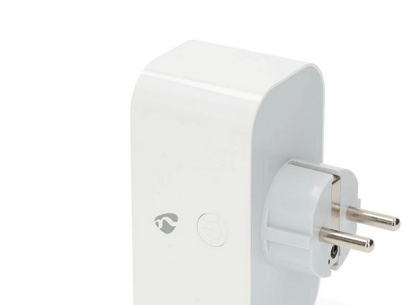 Nedis SmartLife Smart Plug WiFi Power meter 3680W Type F (CEE 7/7) White