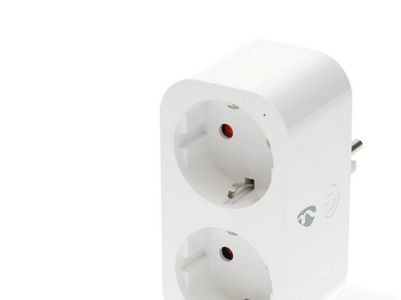 Nedis SmartLife Smart Plug WiFi Power meter 3680W Type F (CEE 7/7) White