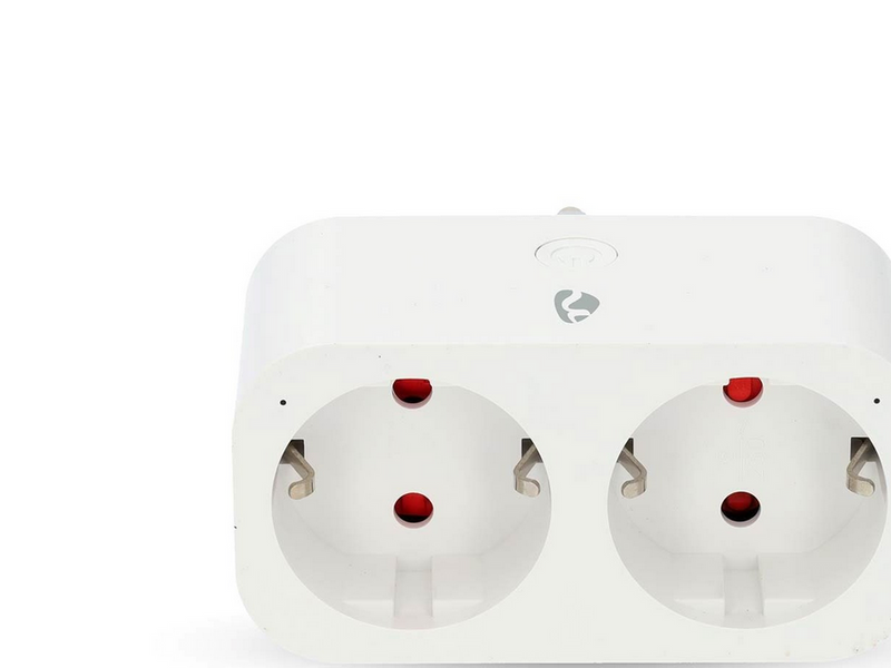Nedis SmartLife Smart Plug WiFi Power meter 3680W Type F (CEE 7/7) White