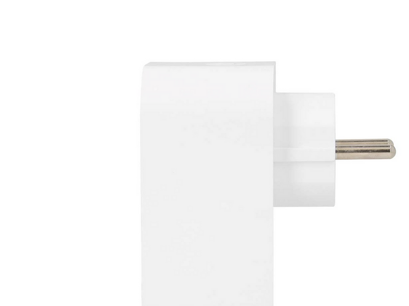 Nedis SmartLife Smart Plug Wi-Fi Strommesser 3680 W Typ F (CEE 7/7) / 1x USB-C / 2x USB Weiß