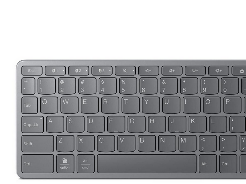Lenovo Multi-Device Wireless - Tastatur - Nordic ISO - Grau