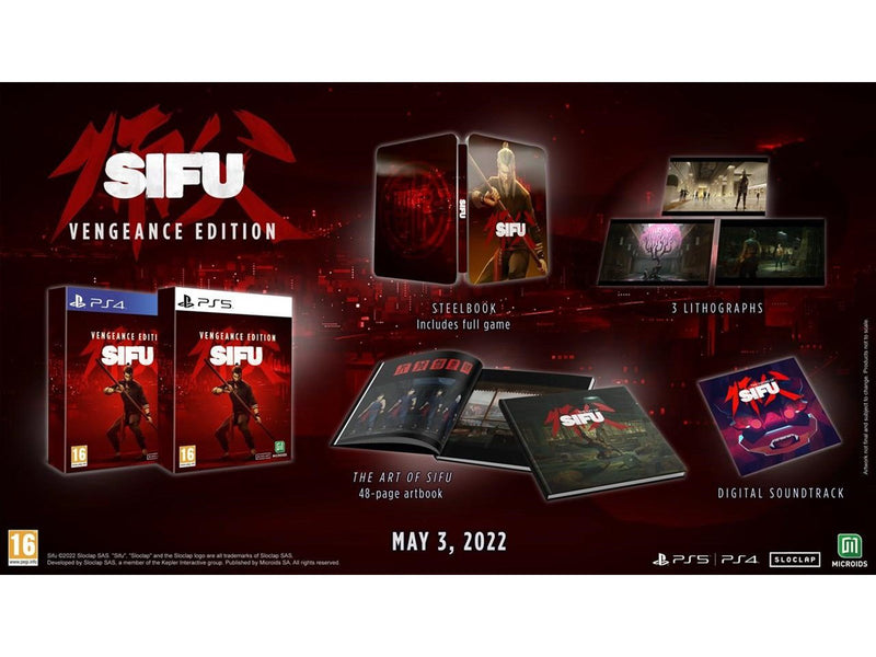 SIFU (Vengeance Edition) - Sony PlayStation 4 - Beat 'em Up - PEGI 16