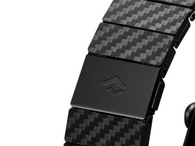 PITAKA Carbon fiber strap black - AW Ultra 2/1(49mm) 9/8/7 (45mm)/6/SE/5/4 (44mm)/3/2/1 (42mm)