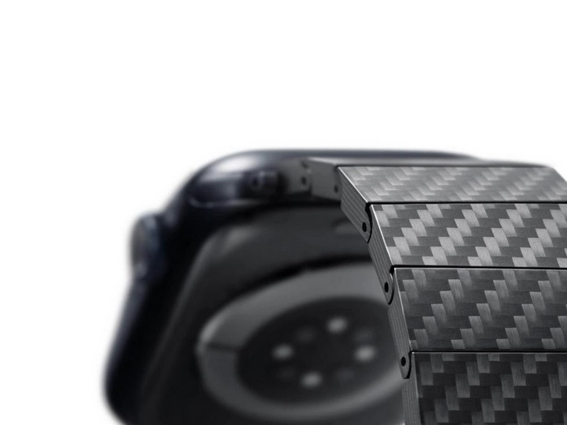 PITAKA Carbon fiber strap black - AW Ultra 2/1(49mm) 9/8/7 (45mm)/6/SE/5/4 (44mm)/3/2/1 (42mm)