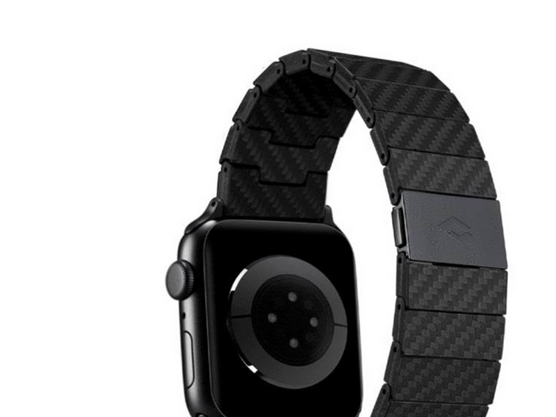 PITAKA Carbon fiber strap black - AW Ultra 2/1(49mm) 9/8/7 (45mm)/6/SE/5/4 (44mm)/3/2/1 (42mm)