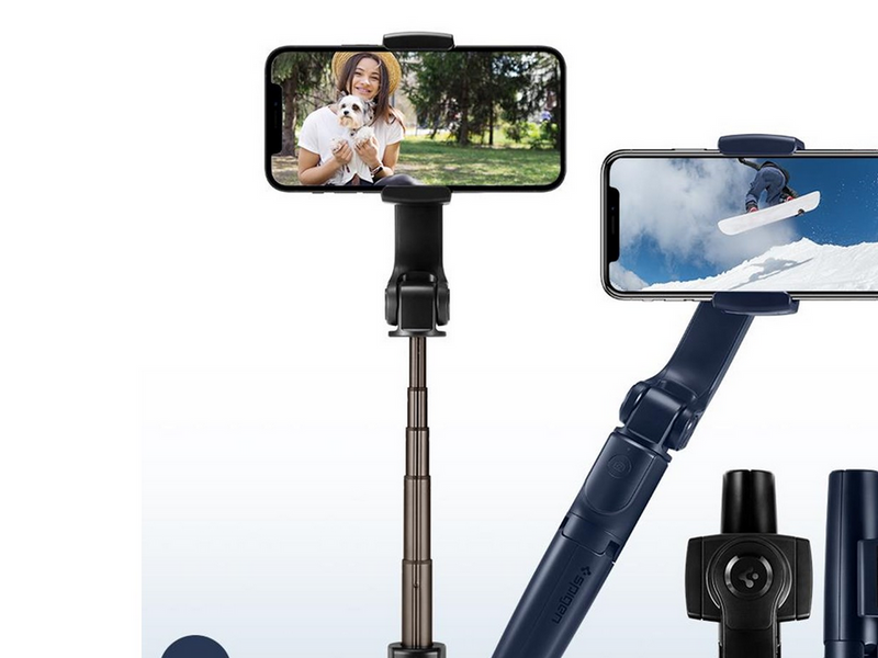 Spigen Gimbal SelfieStick S610W Tripod - black