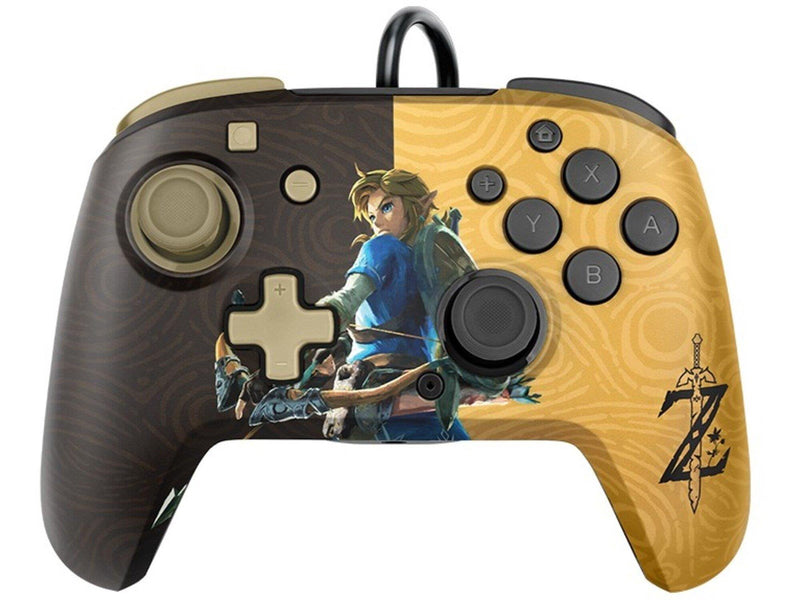 PDP Faceoff Deluxe+ Audio Wired Controller: Hyrule Hero Link - Wired Controller - Nintendo Switch