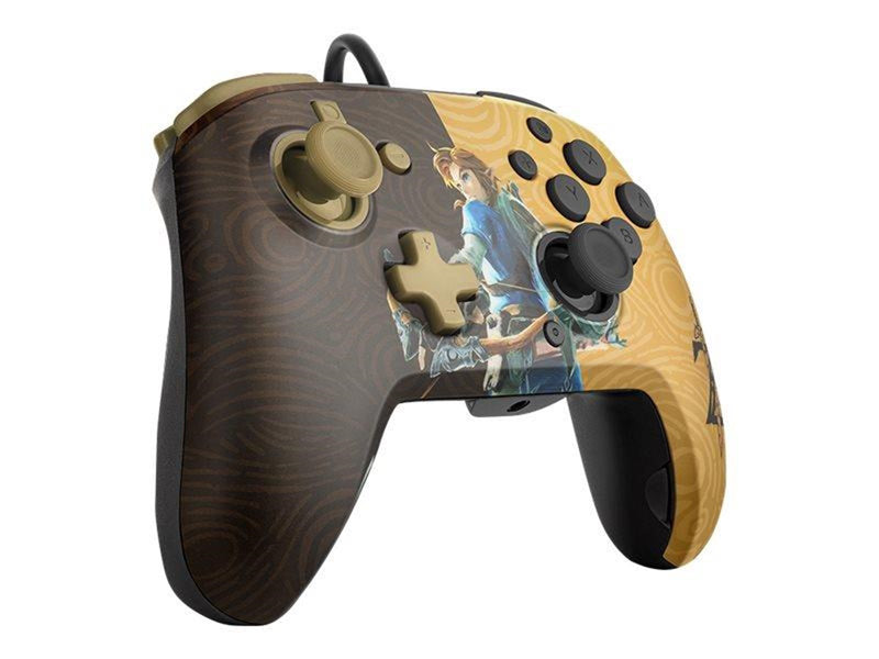 PDP Faceoff Deluxe+ Audio Wired Controller: Hyrule Hero Link - Wired Controller - Nintendo Switch