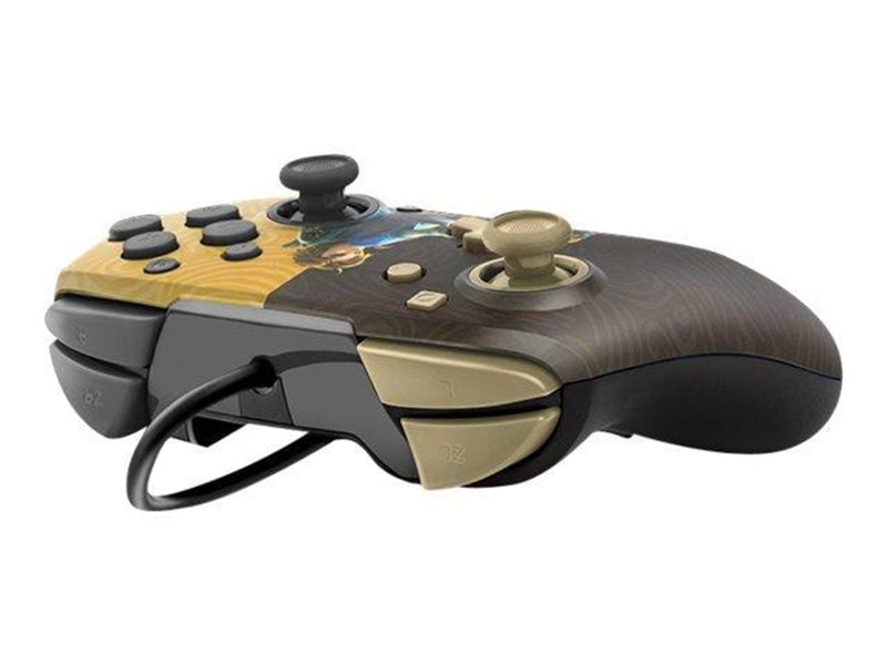 PDP Faceoff Deluxe+ Audio Wired Controller: Hyrule Hero Link - Wired Controller - Nintendo Switch
