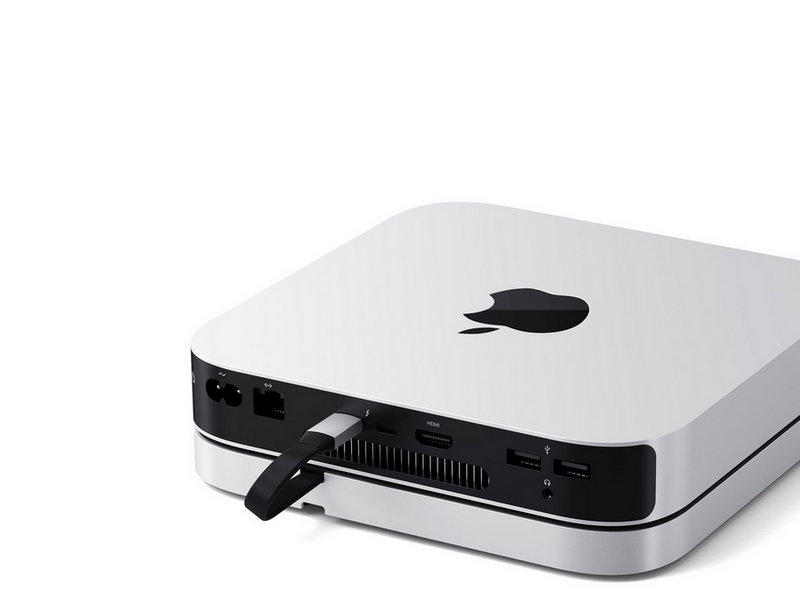 Satechi Stand & Hub For Mac Mini / Studio With NVMe SSD Enclosure