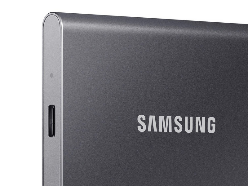 Samsung Portable SSD T7 - 4TB - Grau - Extern SSD - USB 3.2 Gen 2