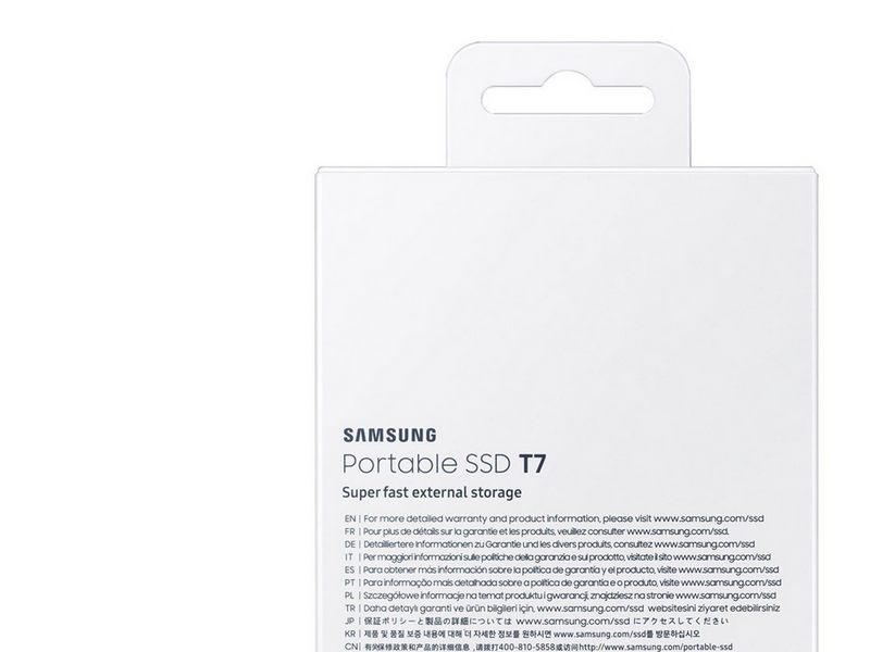 Samsung Portable SSD T7 - 4TB - Grau - Extern SSD - USB 3.2 Gen 2