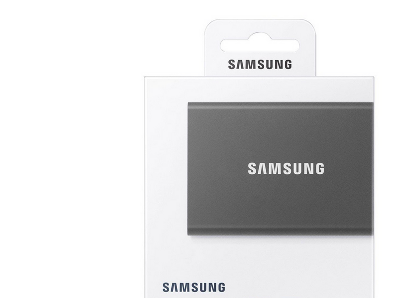 Samsung Portable SSD T7 - 4TB - Grau - Extern SSD - USB 3.2 Gen 2