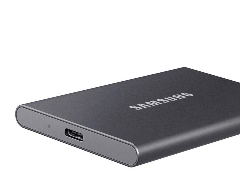 Samsung Portable SSD T7 - 4TB - Grau - Extern SSD - USB 3.2 Gen 2