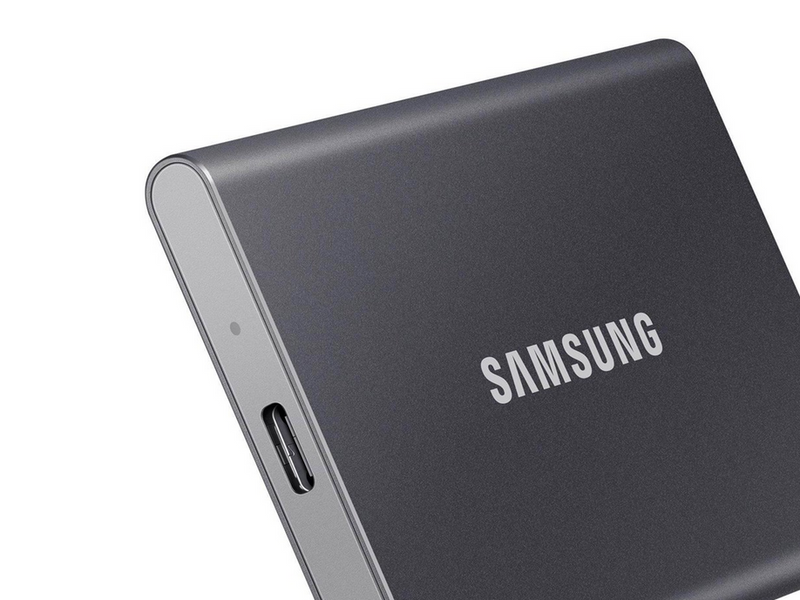 Samsung Portable SSD T7 - 4TB - Grau - Extern SSD - USB 3.2 Gen 2
