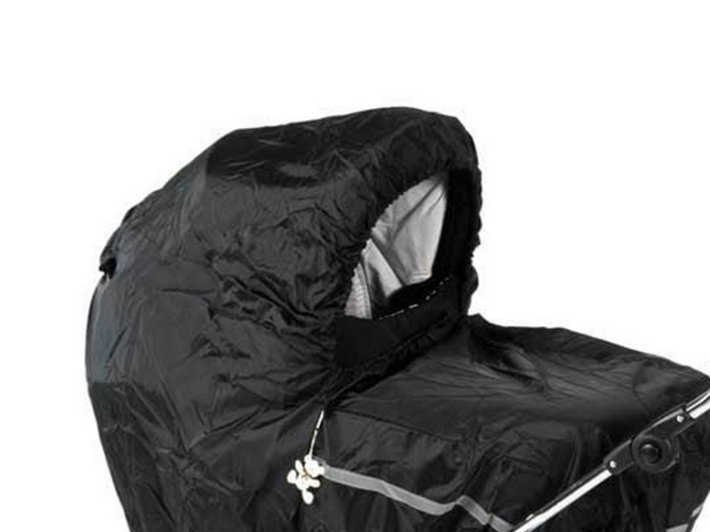 Babytrold Regenschutz Schwarz