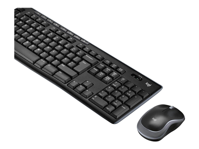 Logitech MK270 Wireless Combo - keyboard and mouse set - QWERTZ - Slovenian/Croatian - black - Tastatur & Maus Set - Slowenisch/
