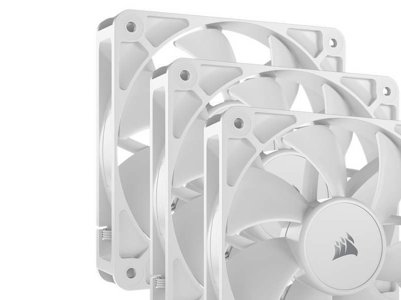 Corsair RS120 - 3-pack - Gehäuselüfter - 120mm - Weiß - 36 dBA