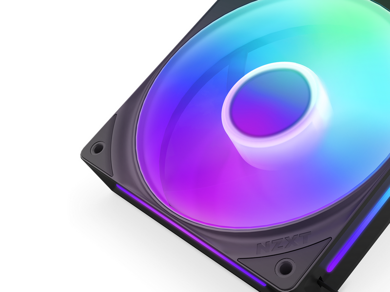 NZXT F240 RGB CORE UNIBODY - 240mm - Gehäuselüfter - 120mm - Schwarz - 30 dBA