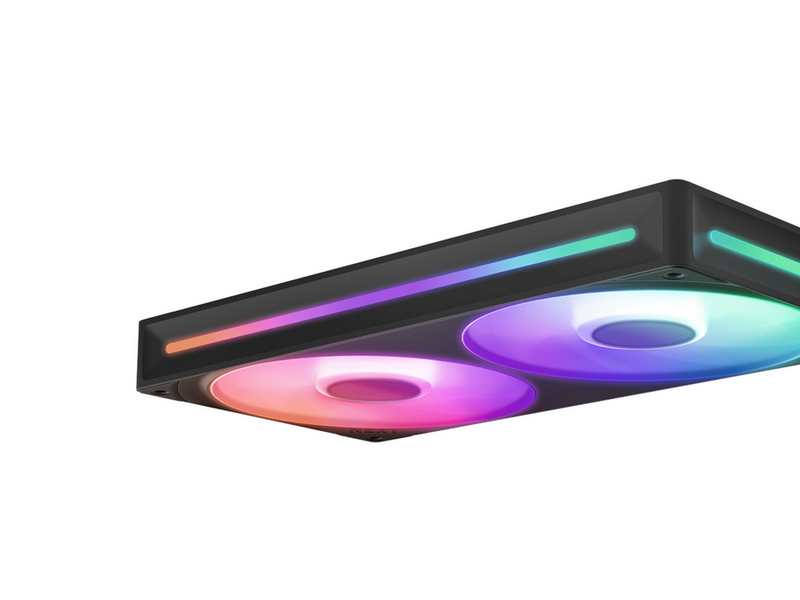 NZXT F240 RGB CORE UNIBODY - 240mm - Gehäuselüfter - 120mm - Schwarz - 30 dBA