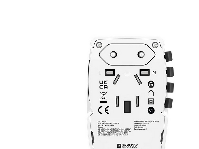 SKross World USB Charger AC45PD