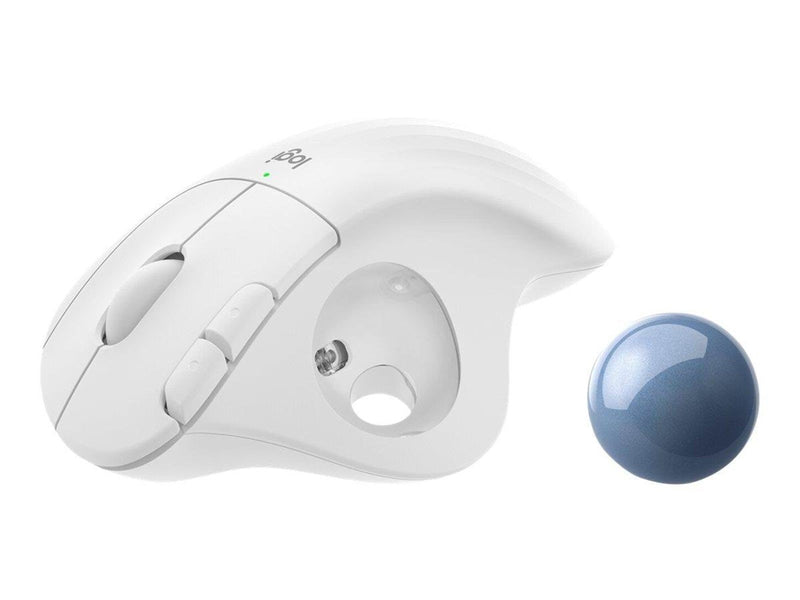 Logitech ERGO M575 for Business - trackball - Bluetooth - off-white - Trackball (Weiß)