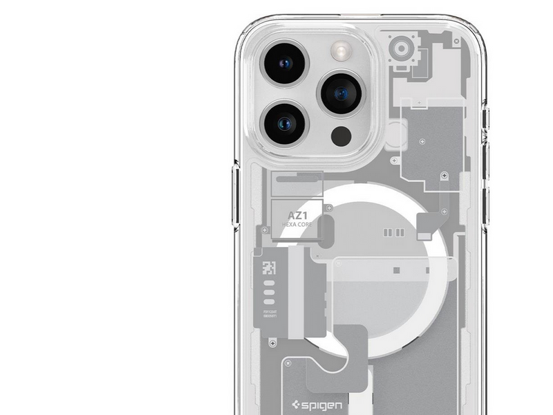 Spigen Ultra Hybrid MagSafe - zero one white - iPhone 15 Pro Max