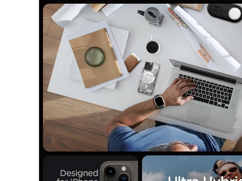Spigen Ultra Hybrid MagSafe - zero one white - iPhone 15 Pro Max