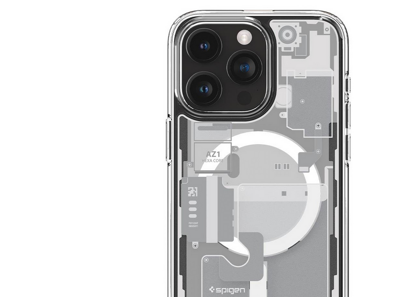 Spigen Ultra Hybrid MagSafe - zero one white - iPhone 15 Pro Max