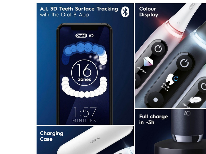 Oral-B Elektrische Zahnbürste iO9S Black Onyx