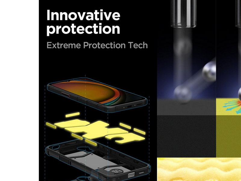 Spigen Tough Armor - black - Samsung Galaxy XCover 7
