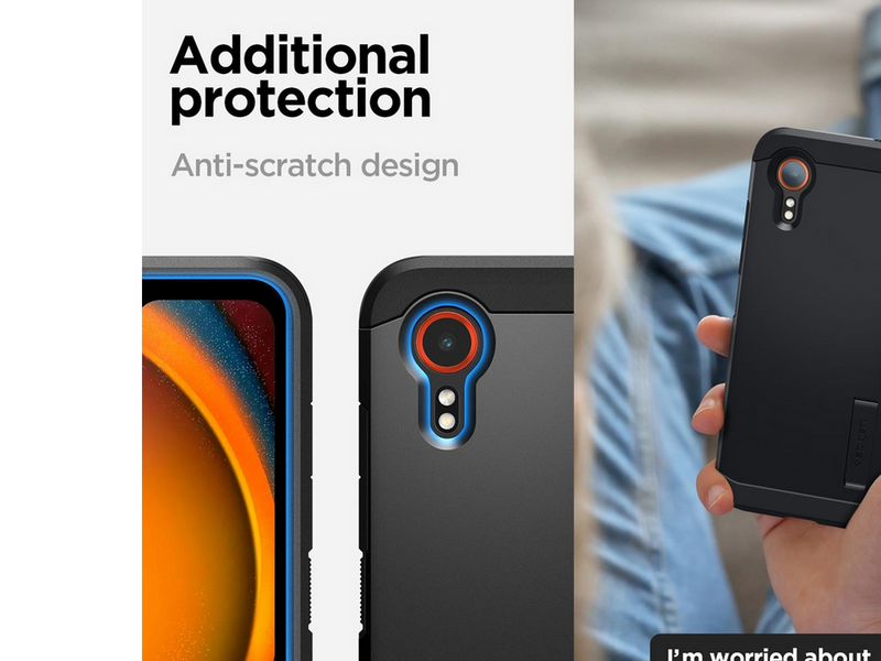 Spigen Tough Armor - black - Samsung Galaxy XCover 7