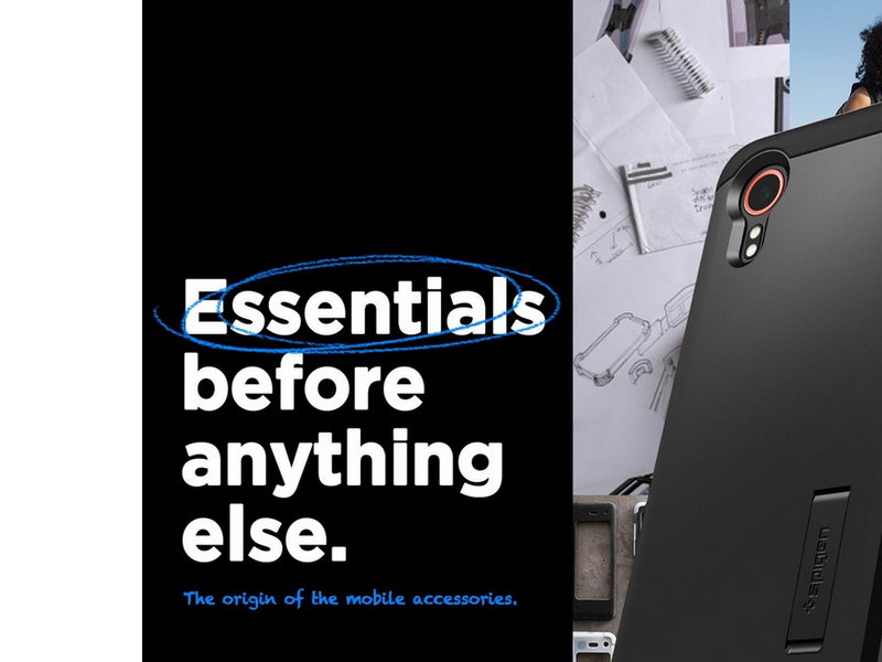 Spigen Tough Armor - black - Samsung Galaxy XCover 7