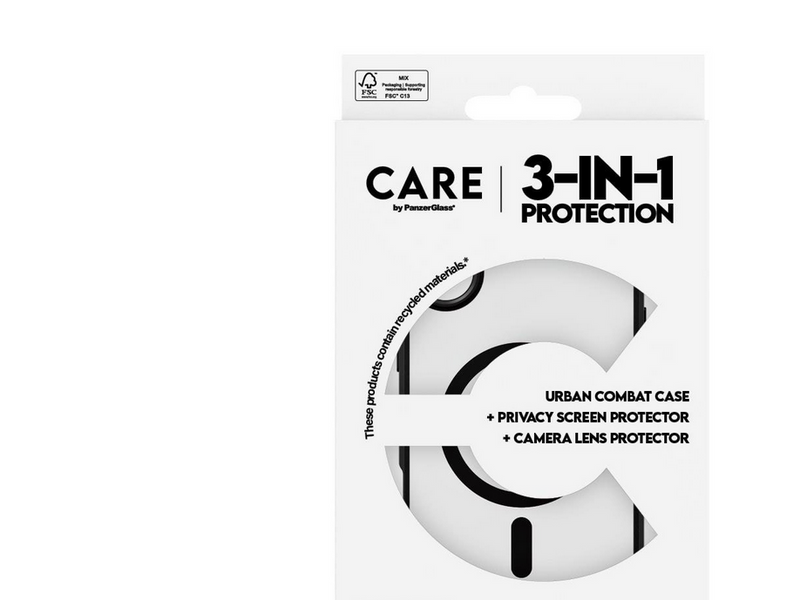 CARE by PanzerGlass Flagship 3-in-1 Privacy Bundle iPhone 16 Plus