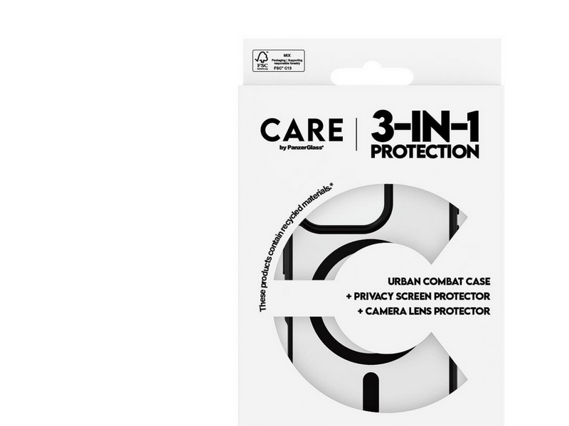 CARE by PanzerGlass Flagship 3-in-1 Privacy Bundle iPhone 16 Pro