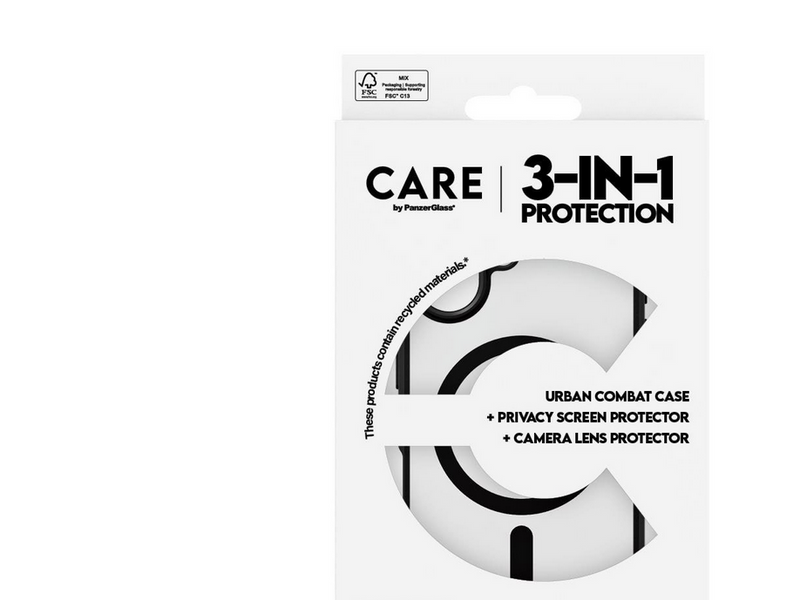 CARE by PanzerGlass Flagship 3-in-1 Privacy Bundle iPhone 16