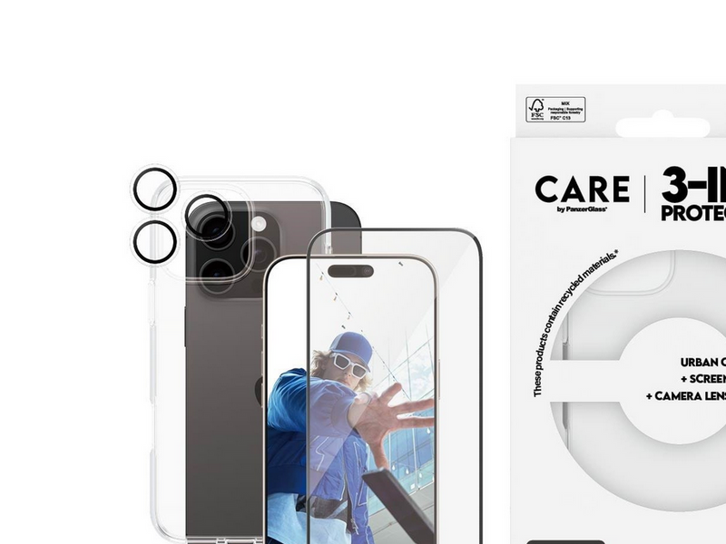 CARE by PanzerGlass Flagship 3-in-1 Bundle iPhone 16 Pro Max
