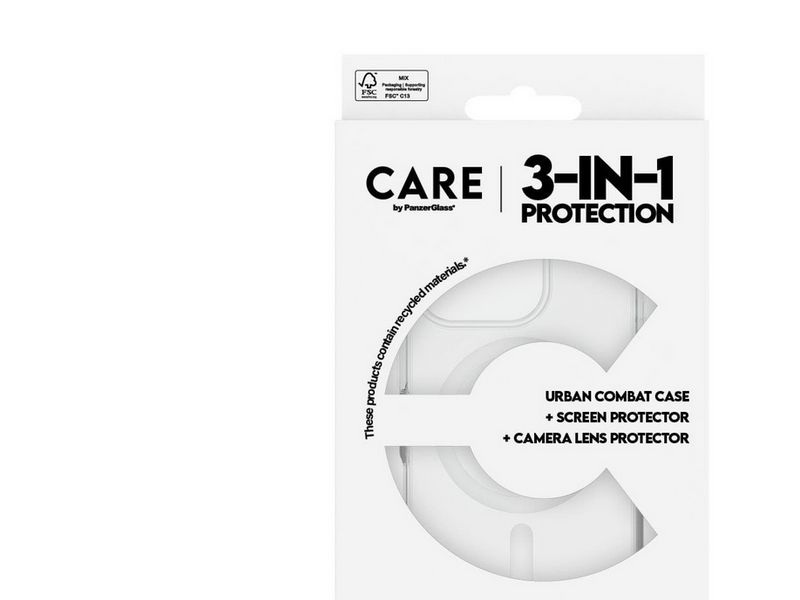 CARE by PanzerGlass Flagship 3-in-1 Bundle iPhone 16 Pro