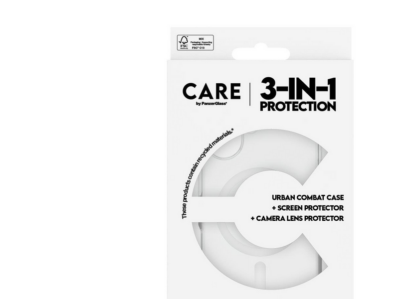 CARE by PanzerGlass Flagship 3-in-1 Bundle iPhone 16