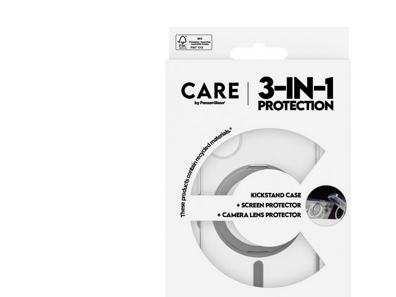 CARE by PanzerGlass Feature 3-in-1 Ceramic Bundle iPhone 16