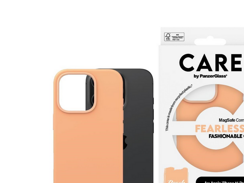 CARE by PanzerGlass Case Fashion Peachy MagSafe iPhone 16 Pro