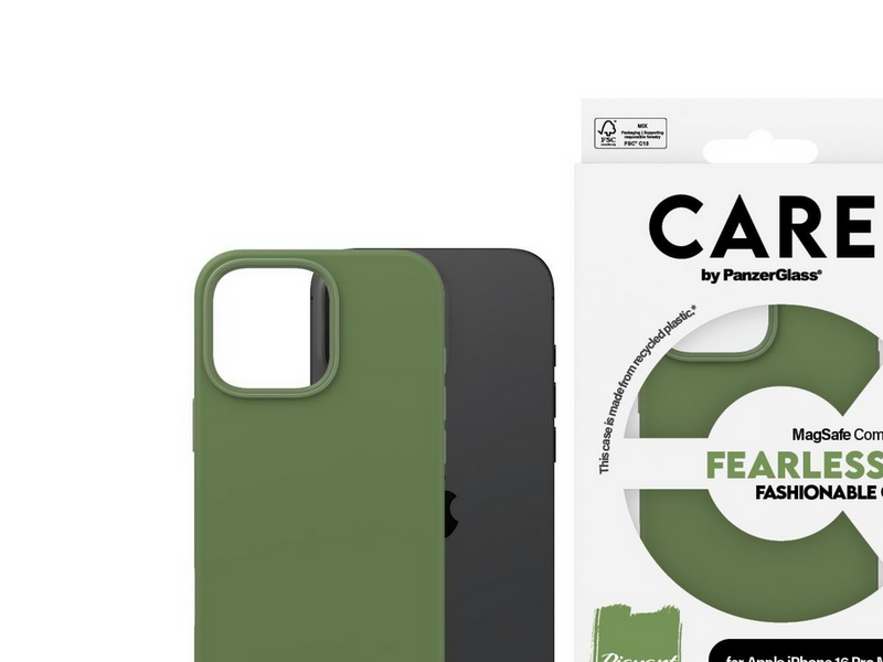 CARE by PanzerGlass Case Fashion Green MagSafe iPhone 16 Pro Max