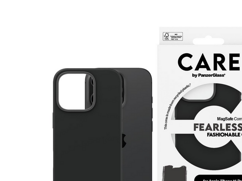 CARE by PanzerGlass Case Fashion Black MagSafe iPhone 16 Pro