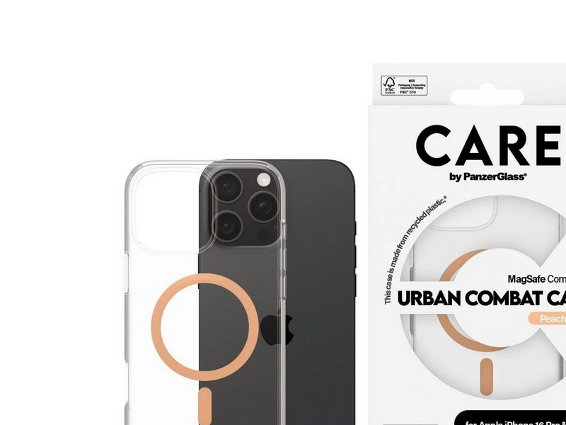 CARE by PanzerGlass Case Flagship Peachy MagSafe iPhone 16 Pro Max
